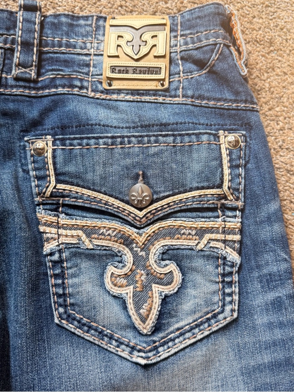 Mens Rock Revival Rogue boot cut - Picture 3 of 8